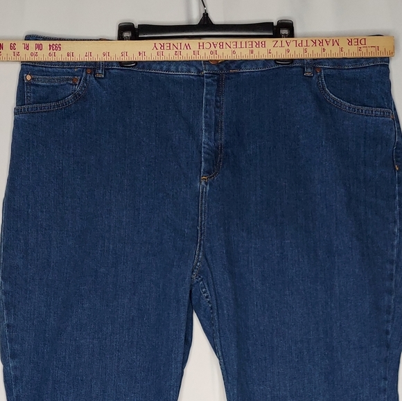 Boden Jeans 18L Pompom Cambridge Ankle Skimmer Blue Orange Coral Boho - Picture 4 of 9